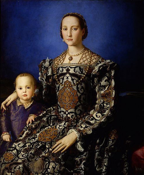 Portrait of Eleanor of Toledo and Her Son